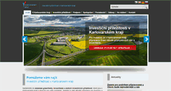 Desktop Screenshot of karlovyvary-region.eu