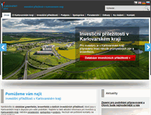 Tablet Screenshot of karlovyvary-region.eu
